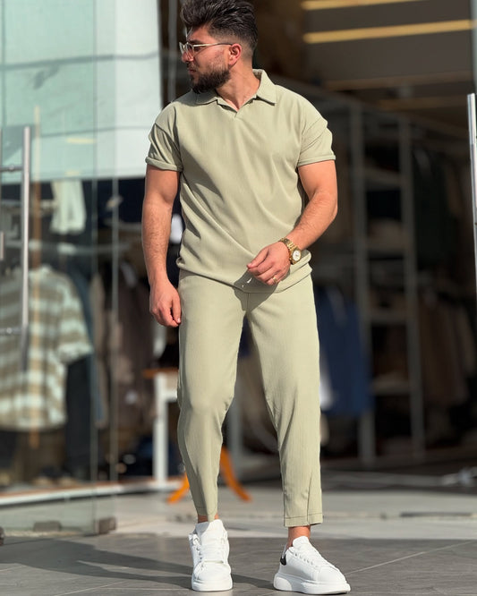 Light Mint Polo Set