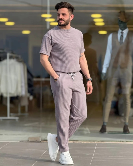 Grey T-Shirt Set