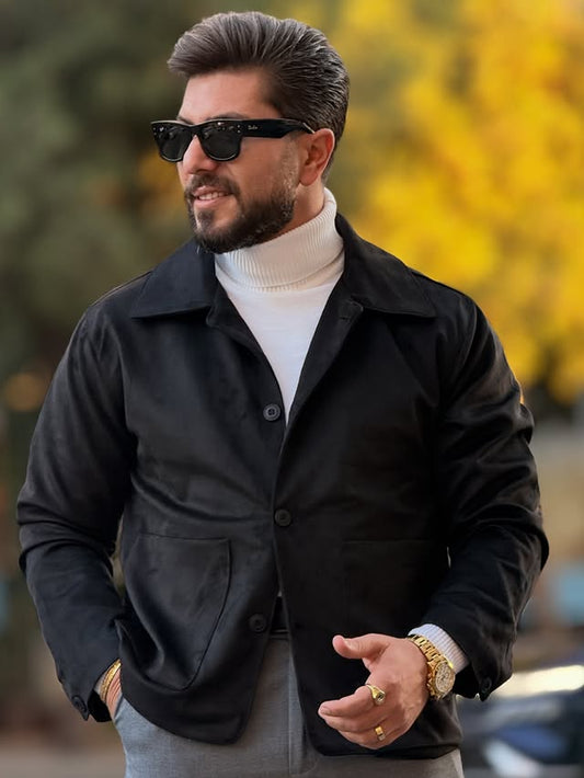 Black Velvet Jacket — Style 02
