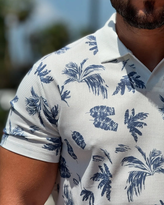 White and Blue Polo