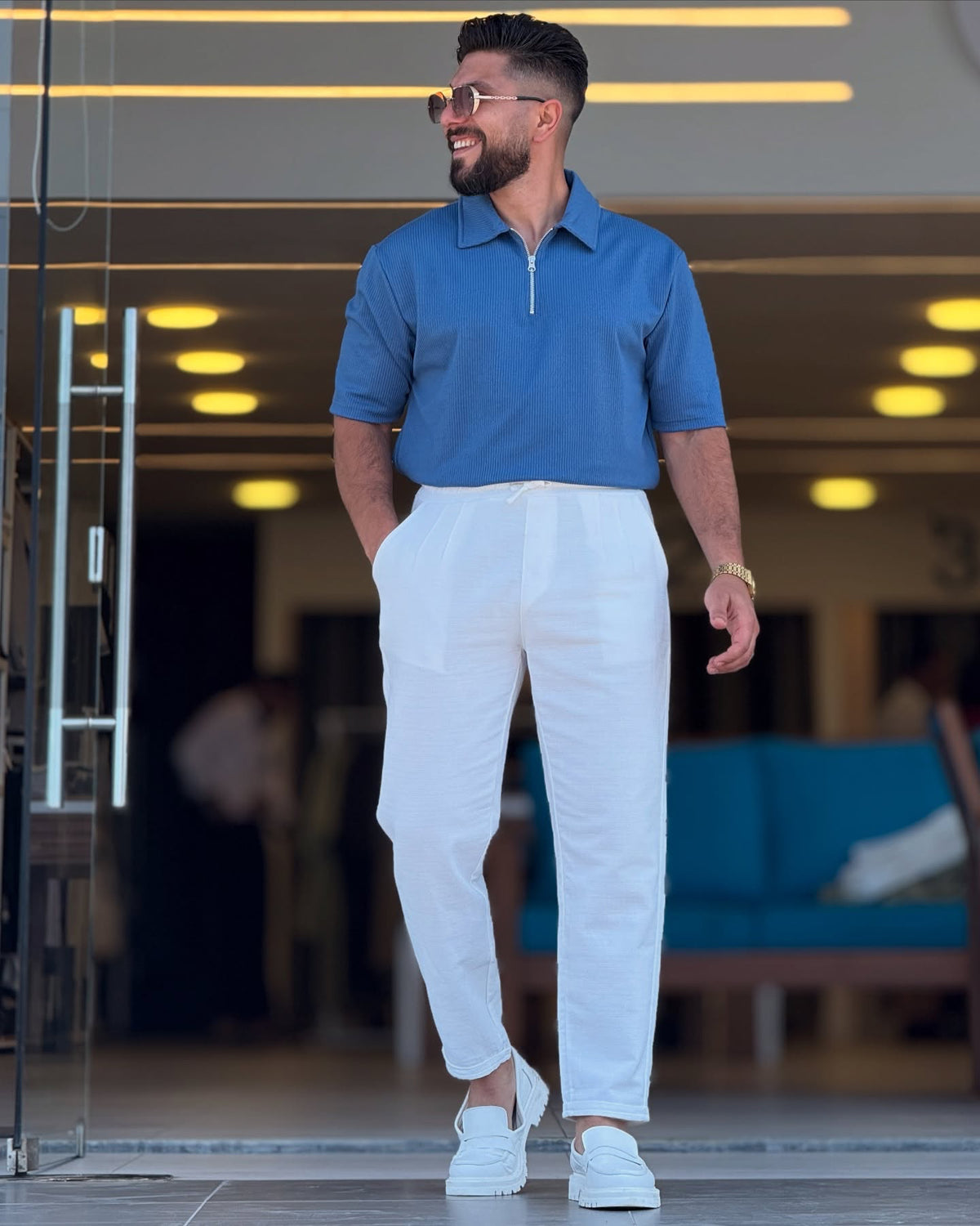 Blue Polo — Style 01