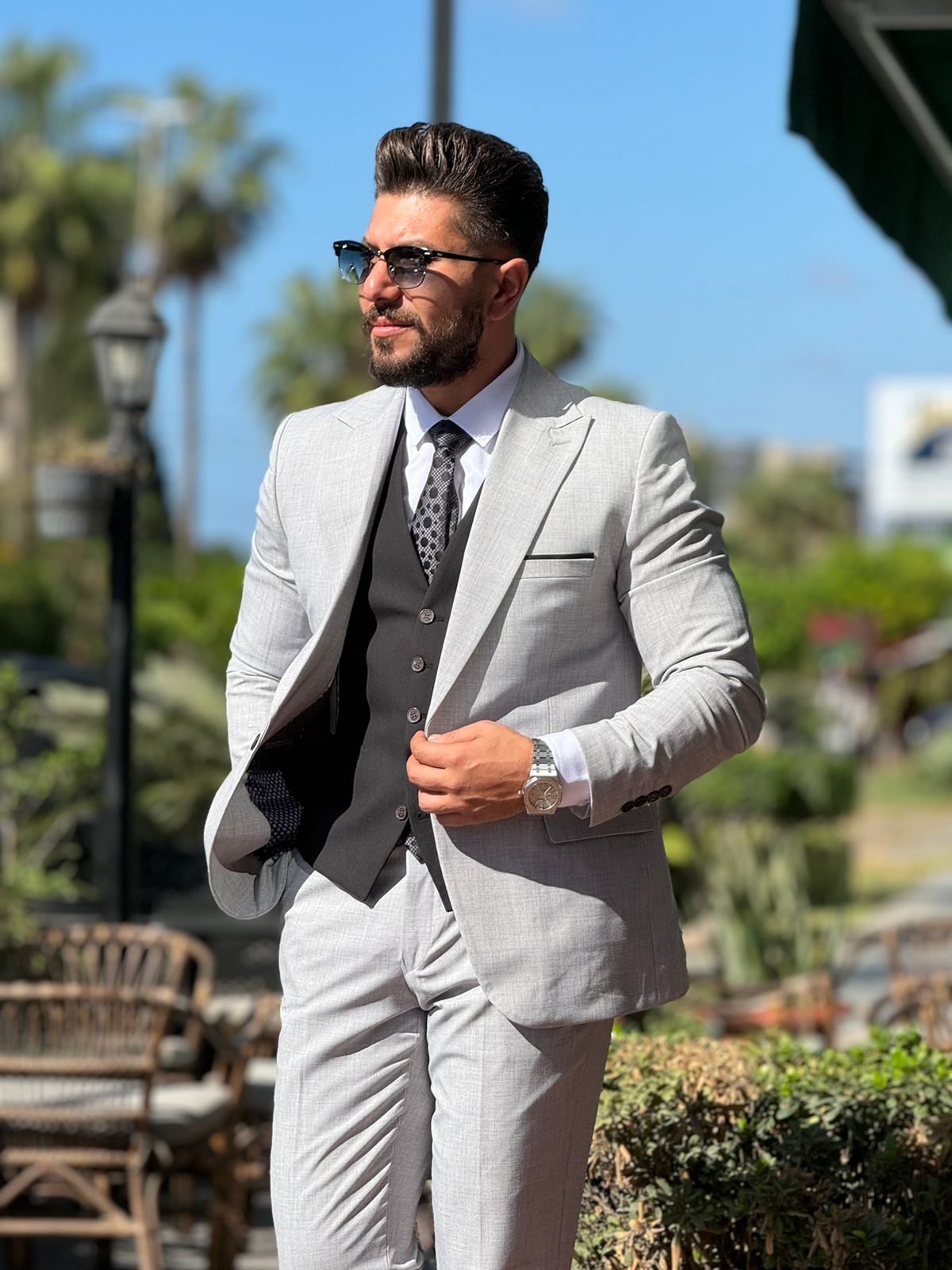 Grey Suit and Vest