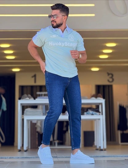 Light Blue Polo — Style 01