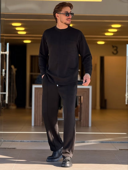 Black Set With Side Pocket