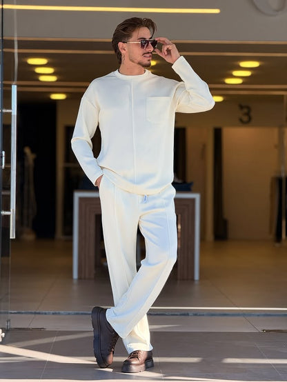 White Set With Side Pocket