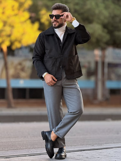 Black Velvet Jacket — Style 02