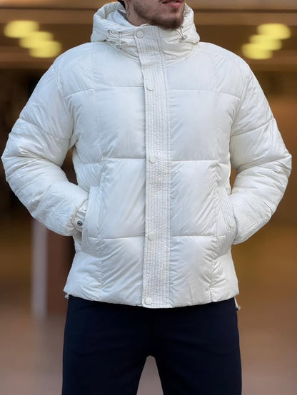 White Puffer Jacket