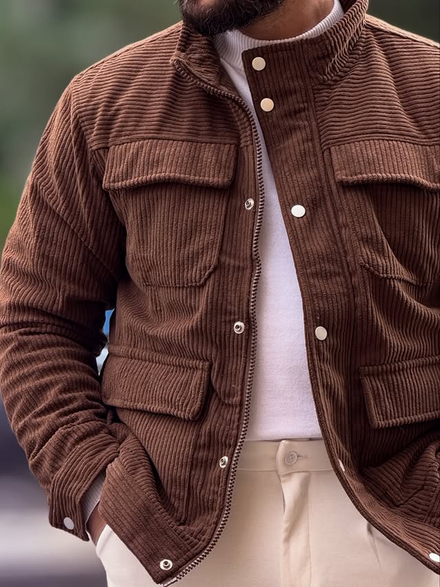 Brown Casual Jacket