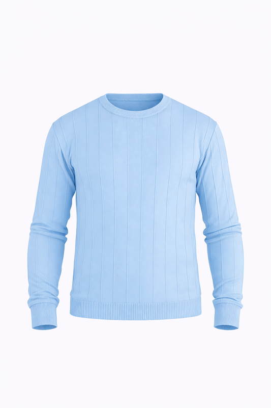 Baby Blue Casual Top by O,Zero