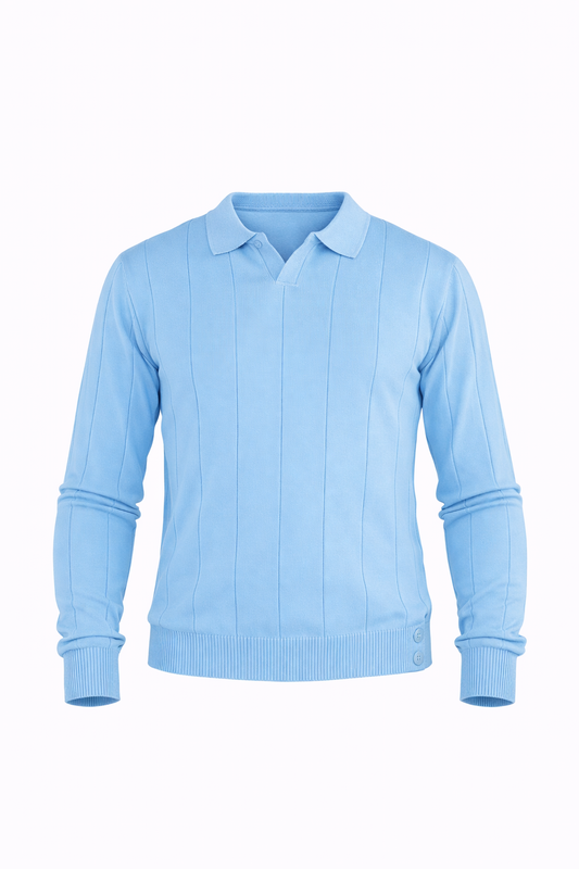 Baby Blue Polo by O,Zero