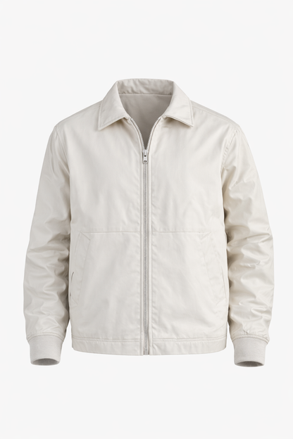 Beige Jacket by O,Zero