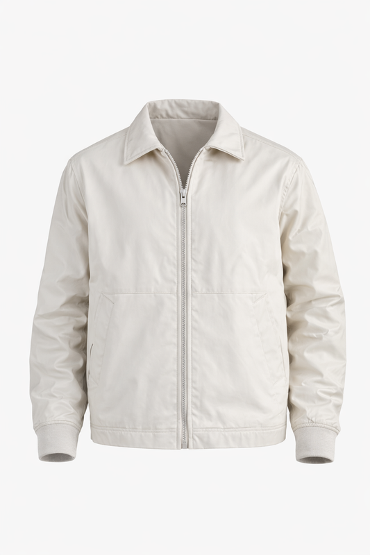 Beige Jacket by O,Zero