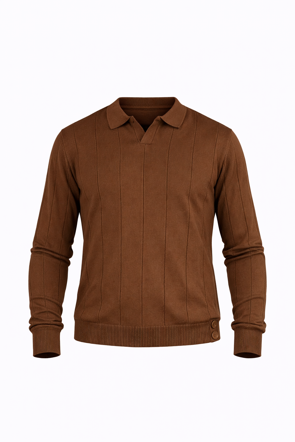 Brown Polo by O,Zero
