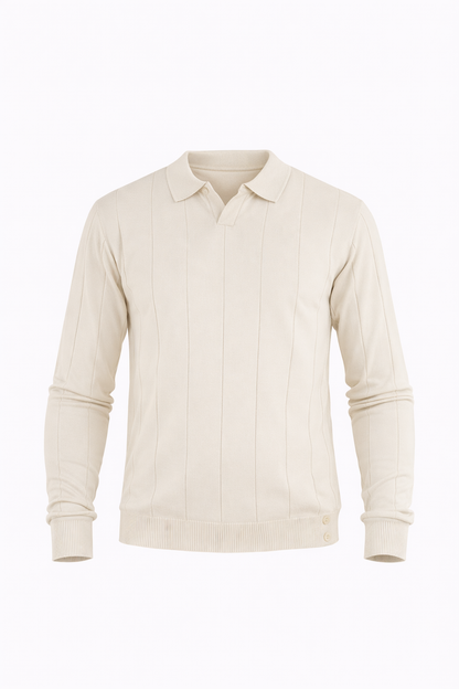 Beige Polo by O,Zero