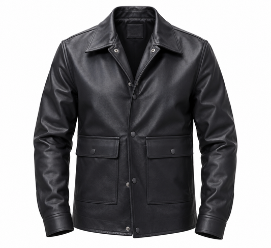 Black Leather Jacket by O,Zero
