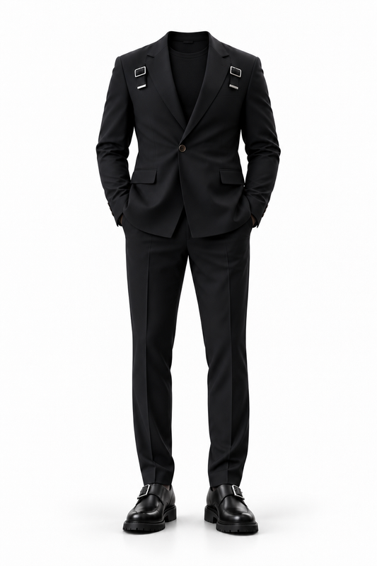 Black Buckle Suit by O,Zero