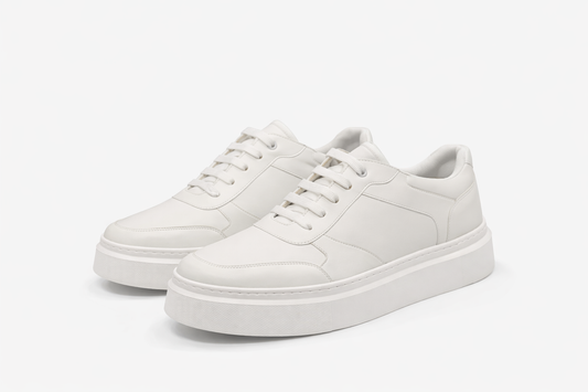O,Zero Sneakers in White by O,Zero