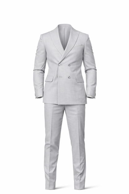 Light Grey Dubetti Suit by O,Zero