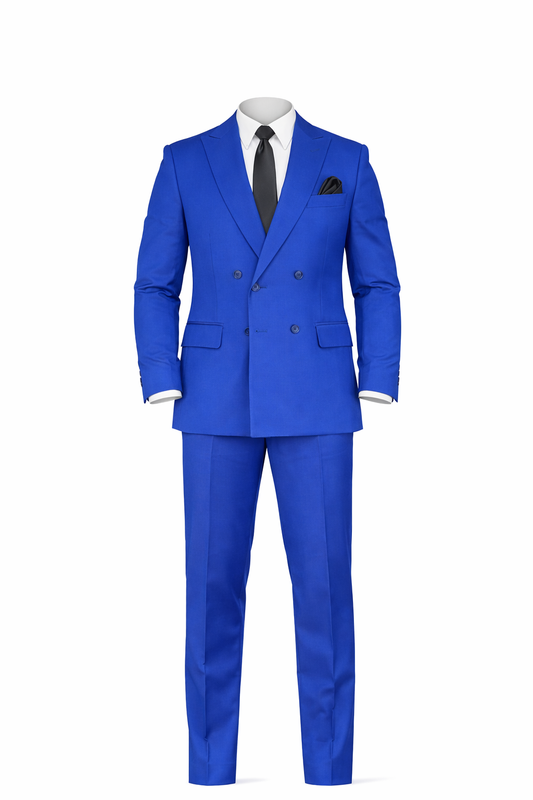 Navy Blue Dubetti Suit by O,Zero