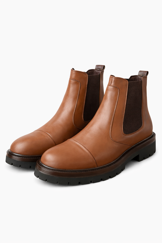 Light Brown Chelsea O,Zero Boots by O,Zero