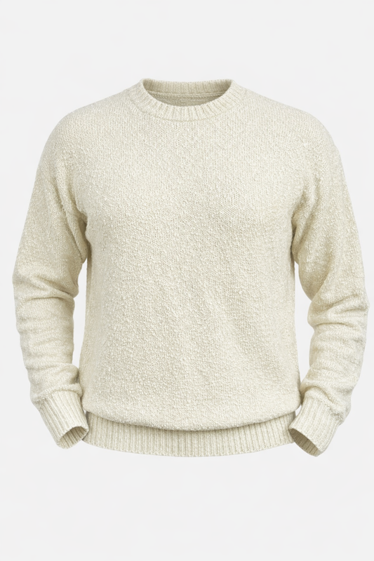Winter Sweater in Off-White by O,Zero