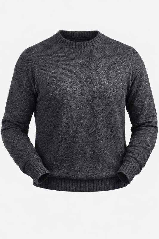 Winter Sweater in Black by O,Zero