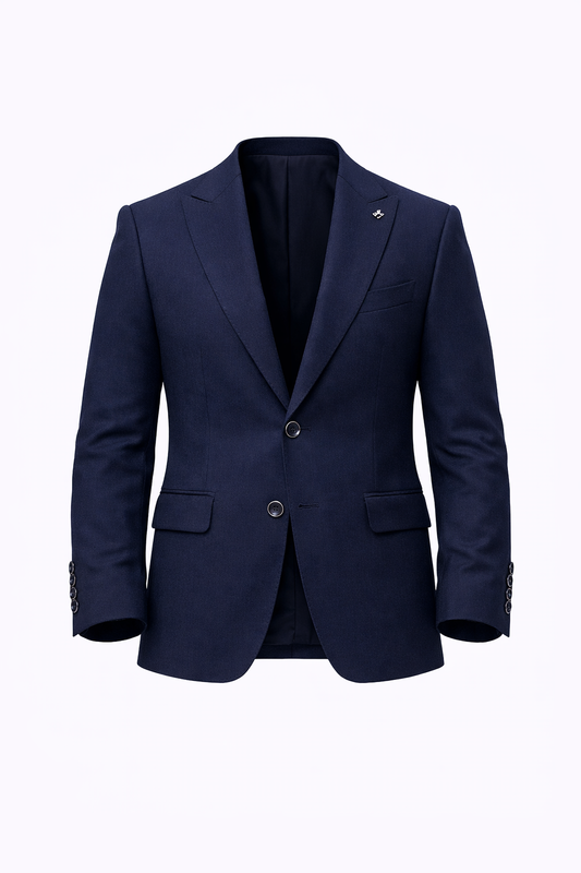 Navy Blue Blazer by O,Zero