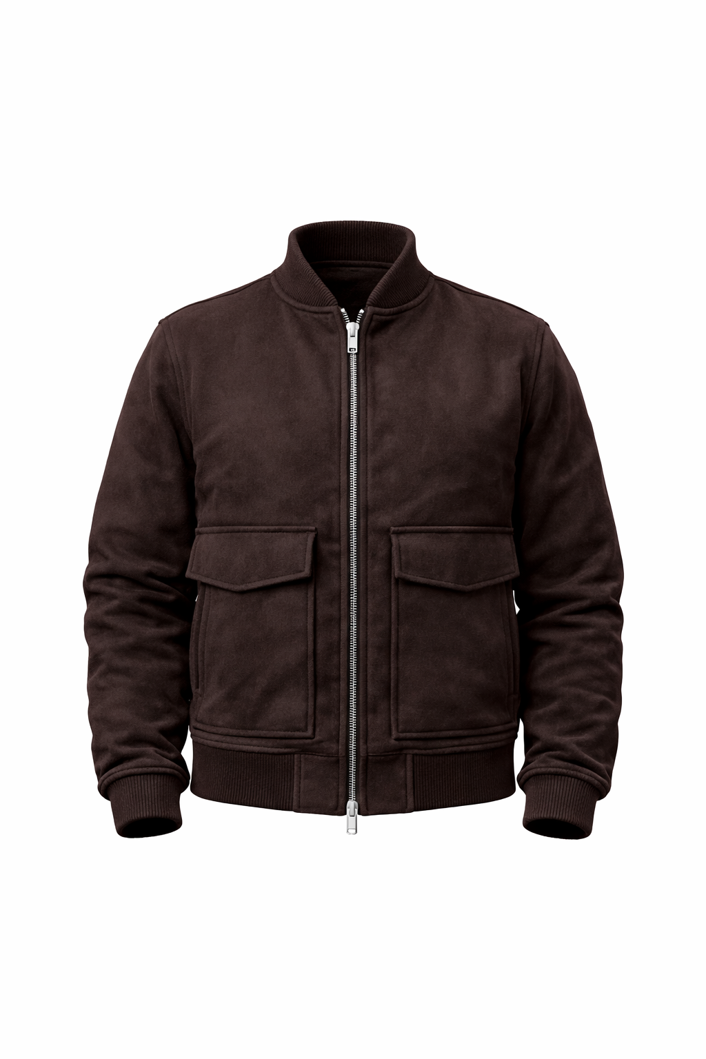 Dark Brown Leather Jacket by O,Zero