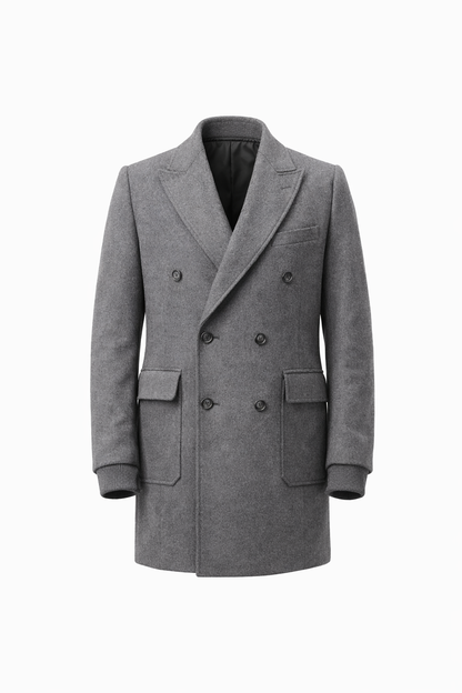 Grey Dubetti Coat by O,Zero