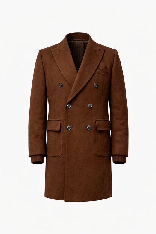 Brown Dubetti Coat by O,Zero