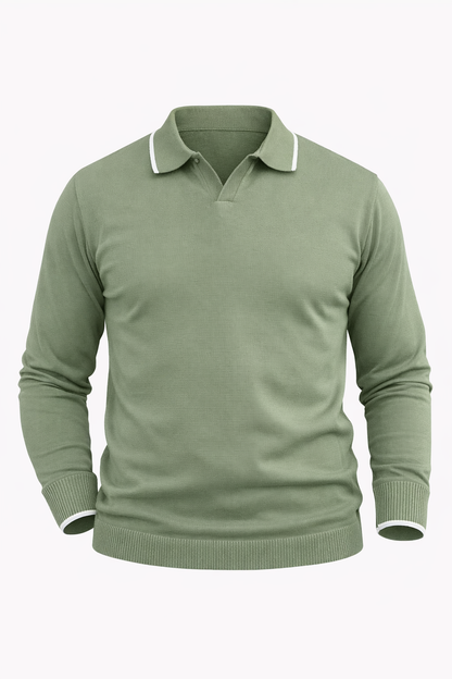 Olive Green Polo by O,Zero