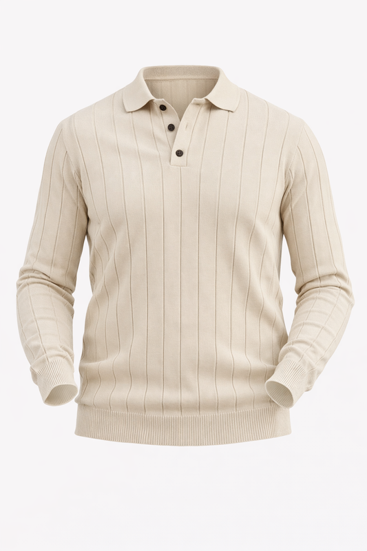 Beige Polo by O,Zero