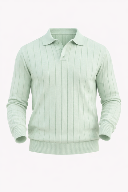 Mint Green Polo by O,Zero
