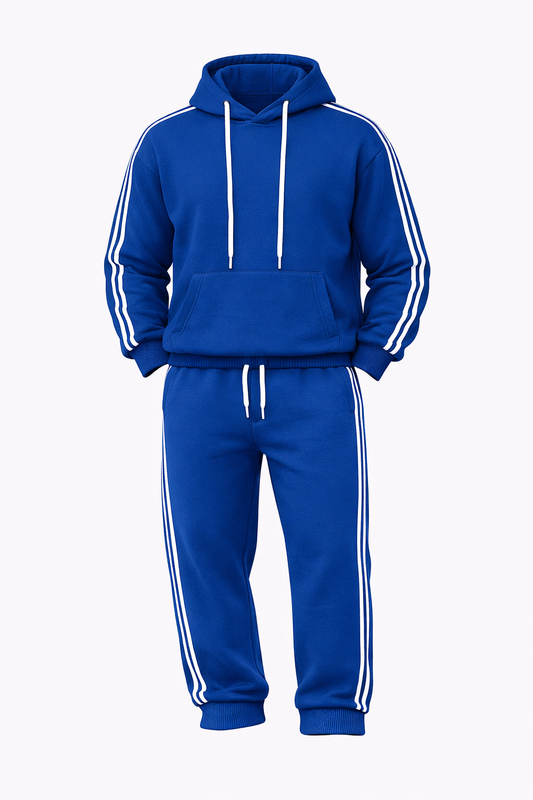 O,Zero Brand Blue Hoody Set by O,Zero
