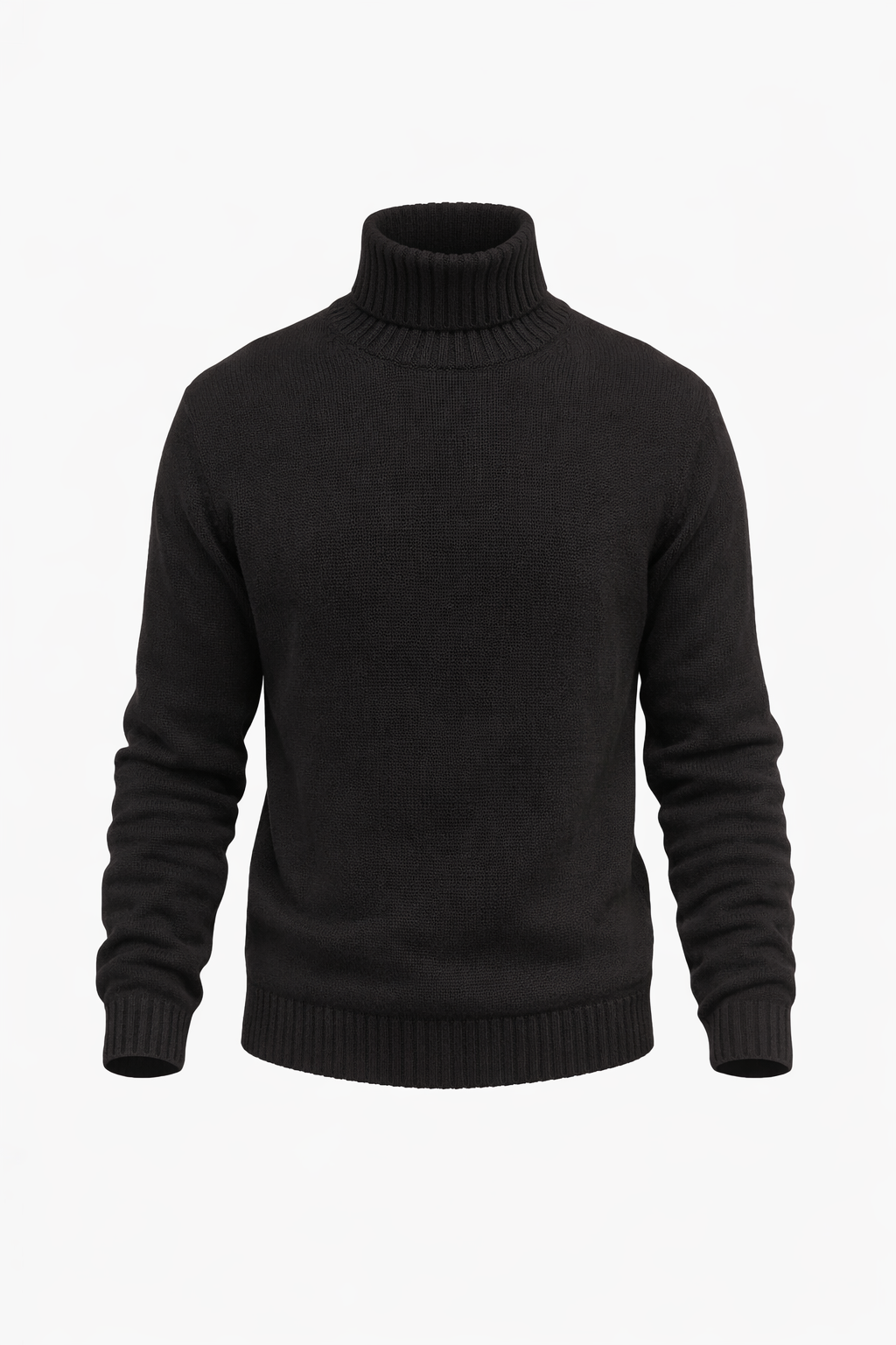 Black High Neck Top by O,Zero