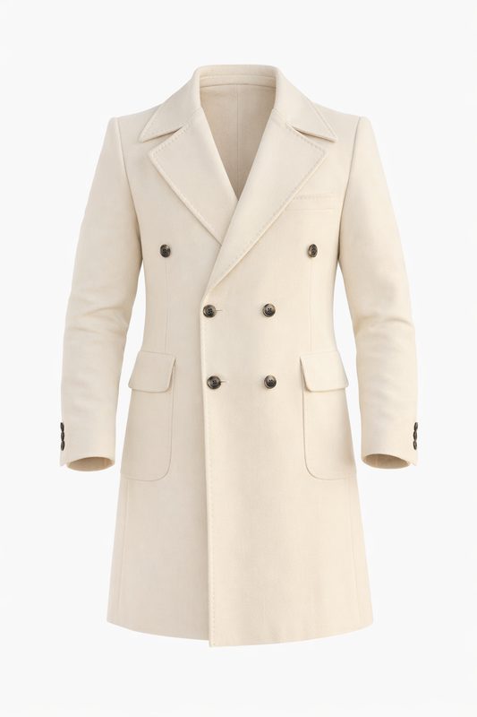 Beige Coat by O,Zero
