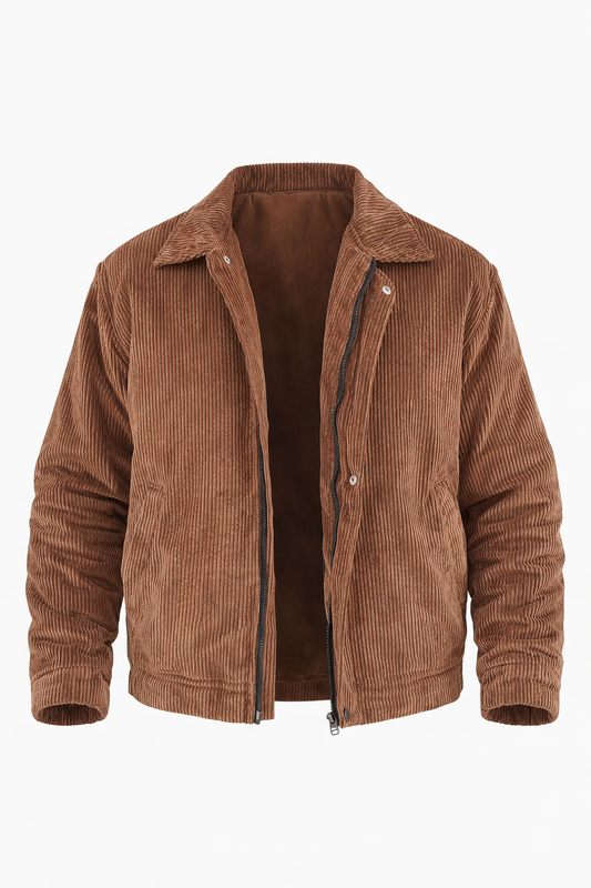Brown Velvet Jacket by O,Zero
