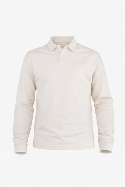 Beige Polo Set by O,Zero