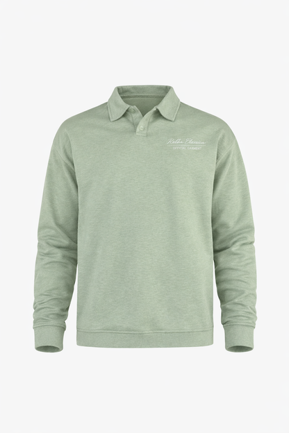 Olive Green Polo Set by O,Zero