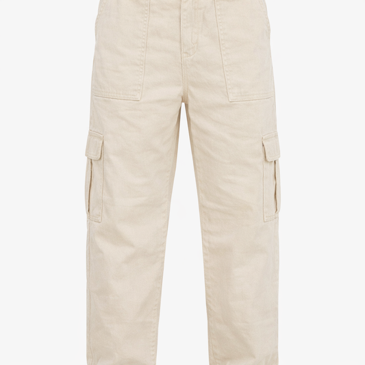 Beige Baggy Jeans by O,Zero