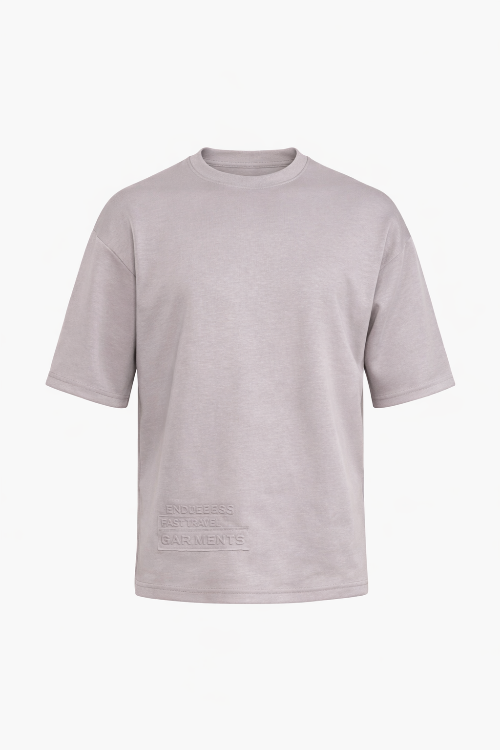 Gray Oversized T-Shirt by O,Zero