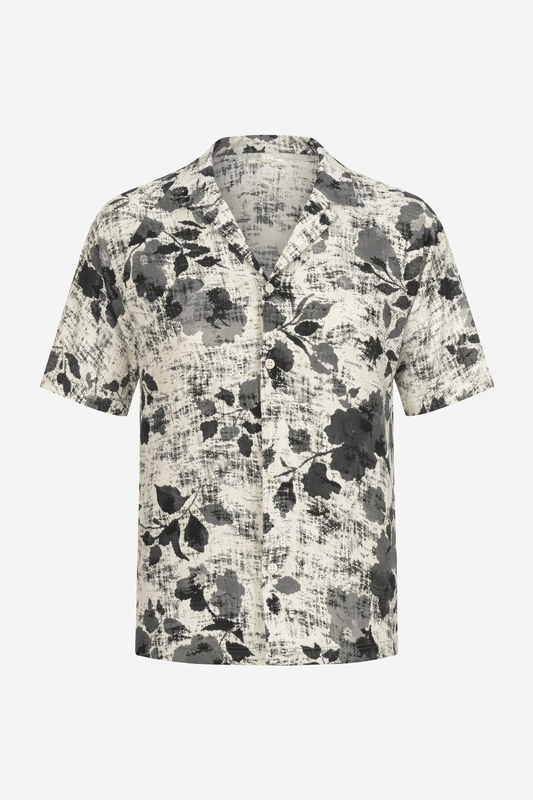 Jungle Green Floral Shirt by O,Zero