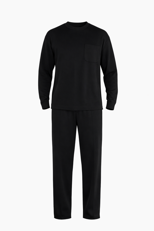 Black Set With Side Pocket by O,Zero
