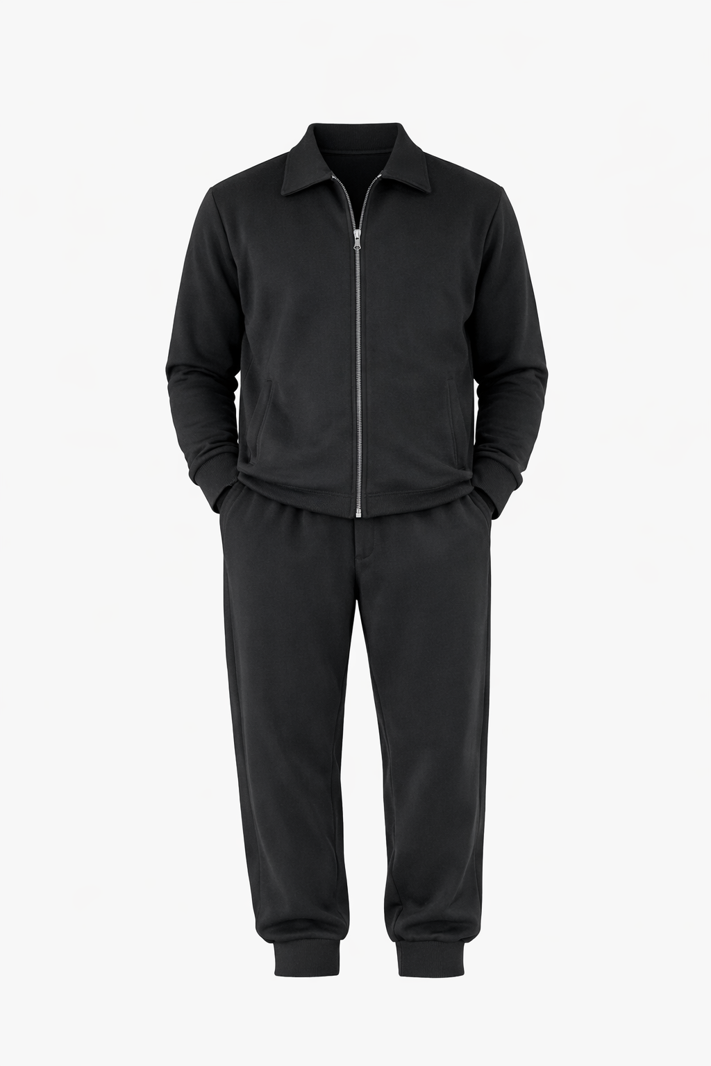 Full Zip Set in Black by O,Zero