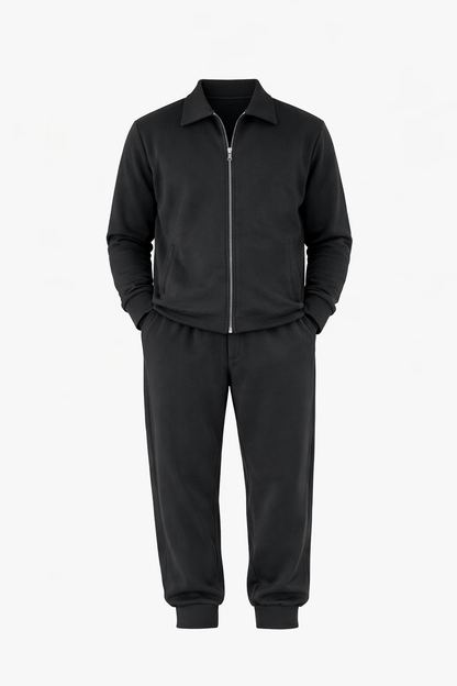 Full Zip Set in Black by O,Zero