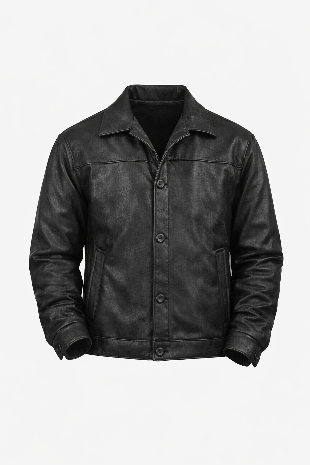 Black Leather Jacket by O,Zero
