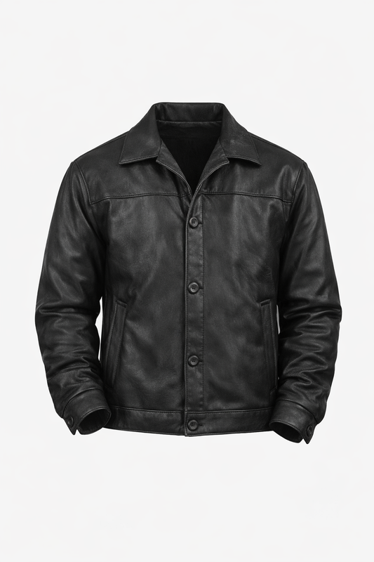 Black Leather Jacket by O,Zero