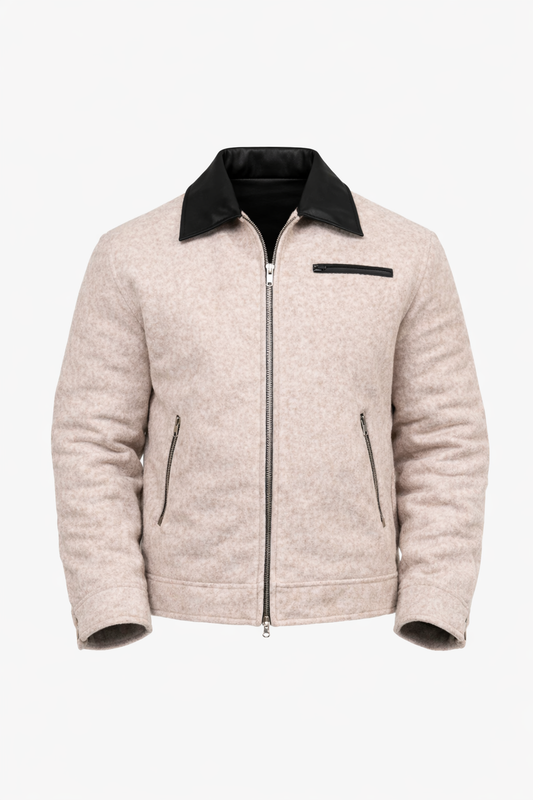 Casual Jacket Fur Neck by O,Zero