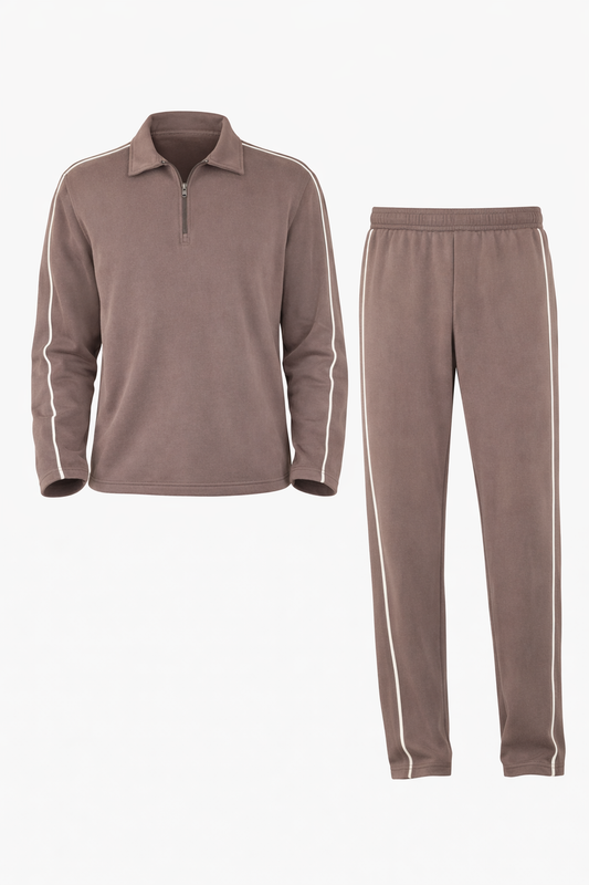 O,Zero Half Zip Long Sleeve Winter Set by O,Zero