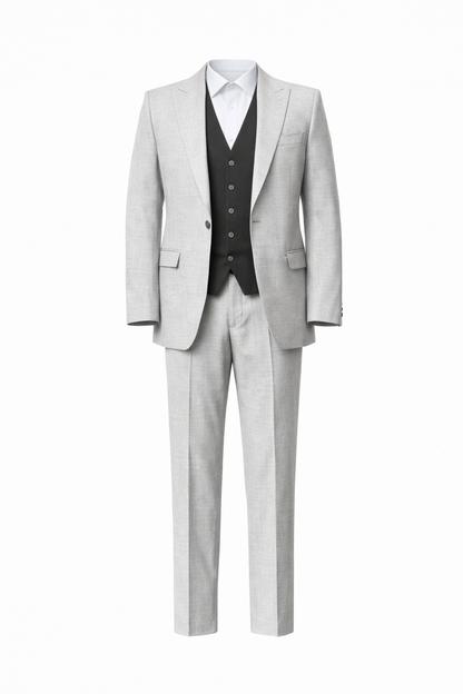 Grey Suit and Vest by O,Zero